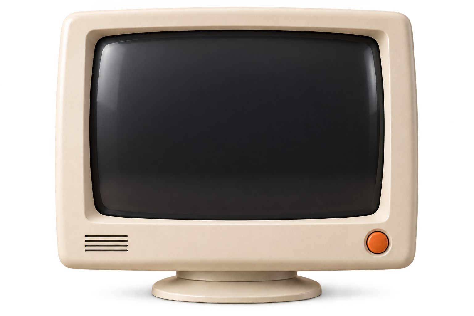 Cream colored monitor from the Cloud Computer design
